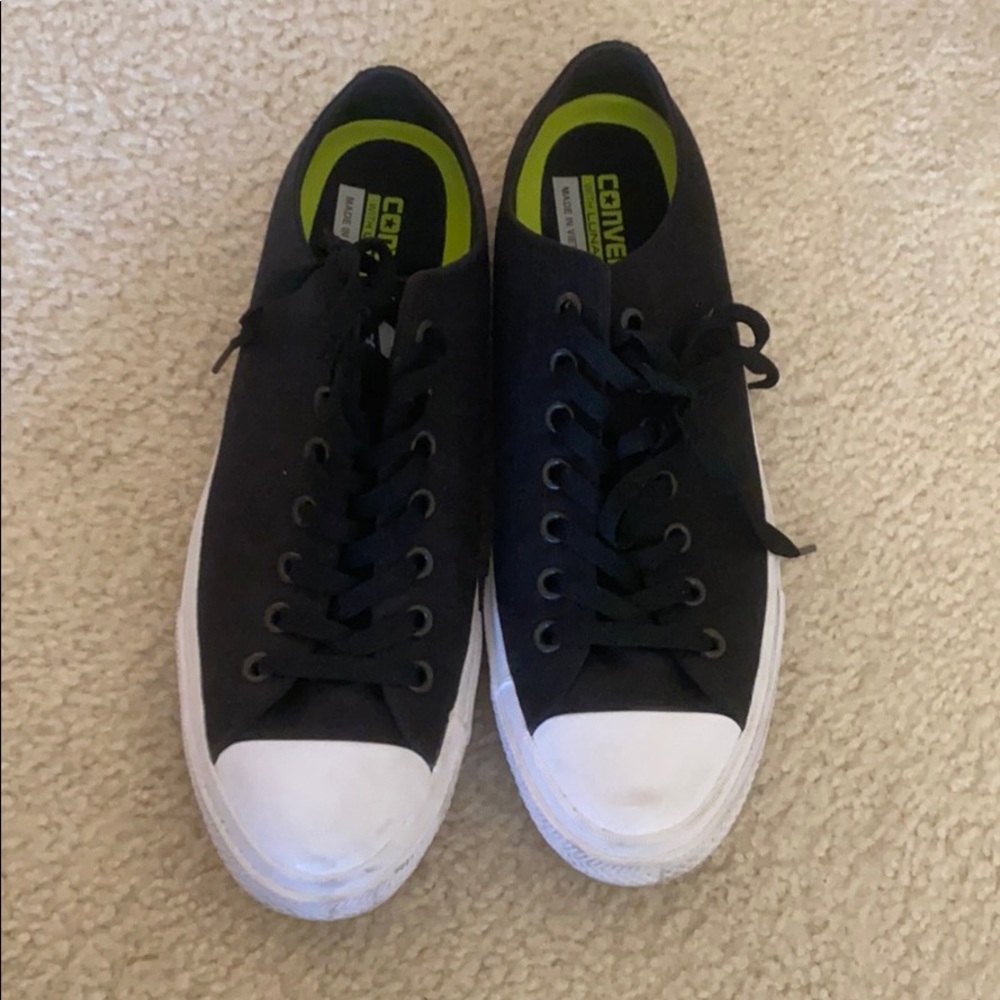 Men’s 10.5 converse all star with lunarlon